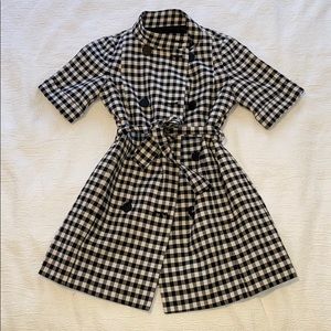 Short sleeve trench coat